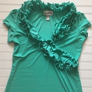 Joseph Ribkoff Ruffle Top in Women’s Size 14 XL